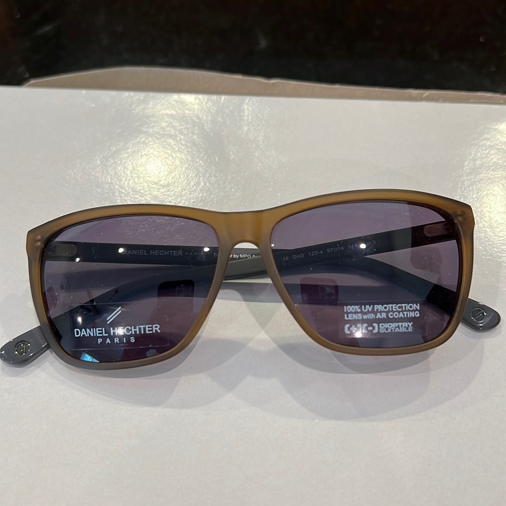 Brand New Authentic Daniel Hechter Sunglasses including original Case & Wipe